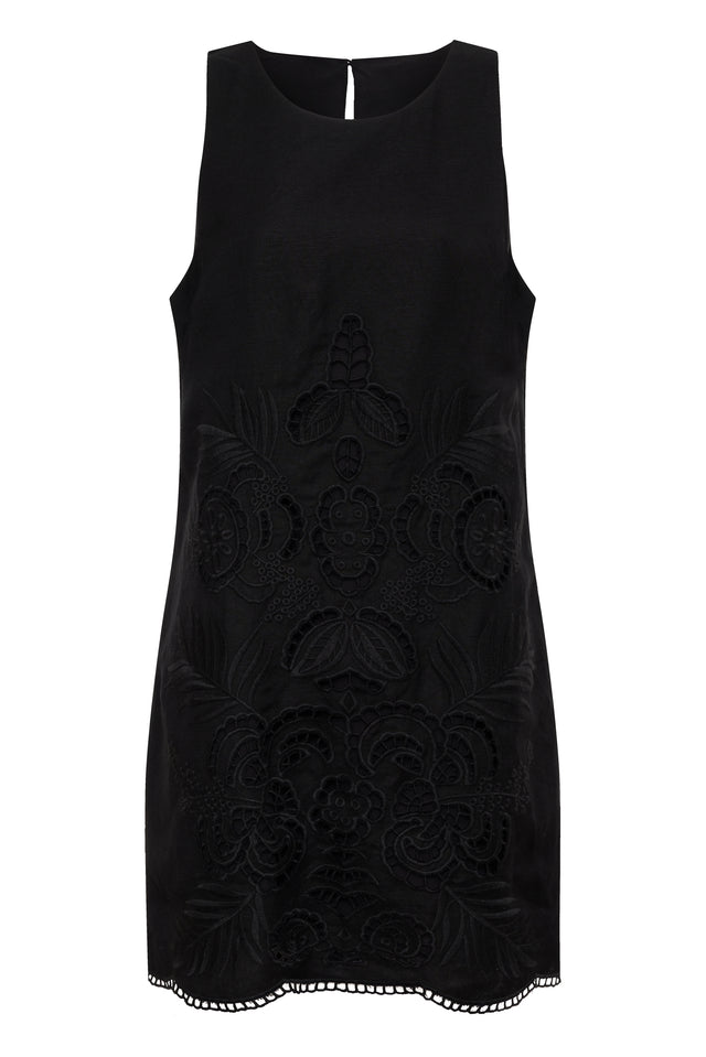 Embroidered Blooms Dress