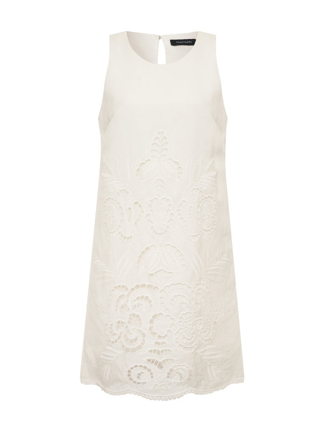 Embroidered Blooms Dress