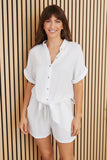 Cotton Gauze Tie Top