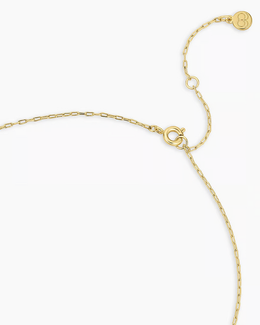 Anchor Coin Necklace-Gold