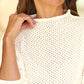 Monterey Pointelle Sweater