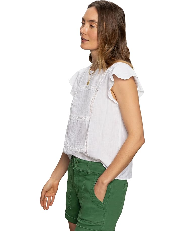 Ruffle Sleeve Shell