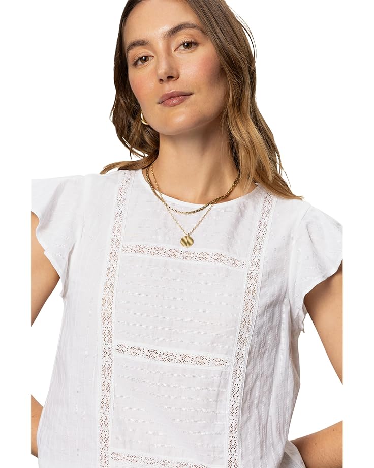 Ruffle Sleeve Shell