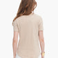 Slub Jersey Classic V-Neck-Dune
