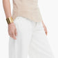 Slub Jersey Classic V-Neck-Dune