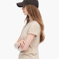 Slub Jersey Schoolboy Crew-Dune