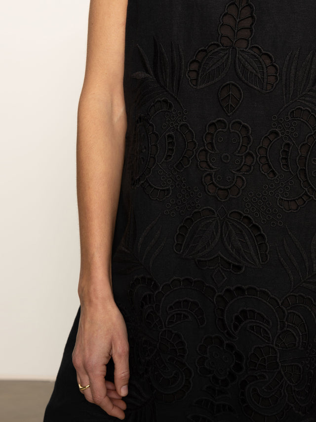 Embroidered Blooms Dress