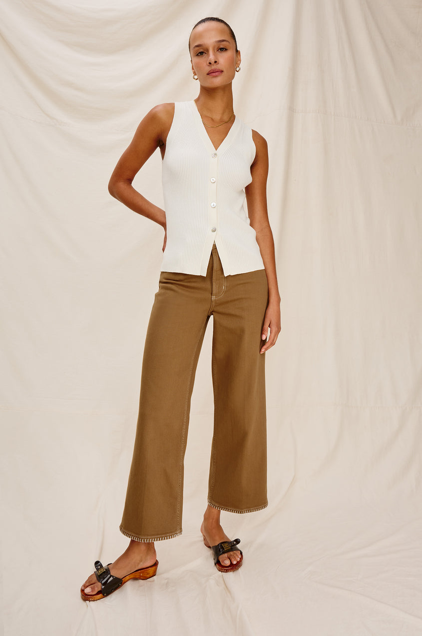 Getty Crop Safari Embrodered
