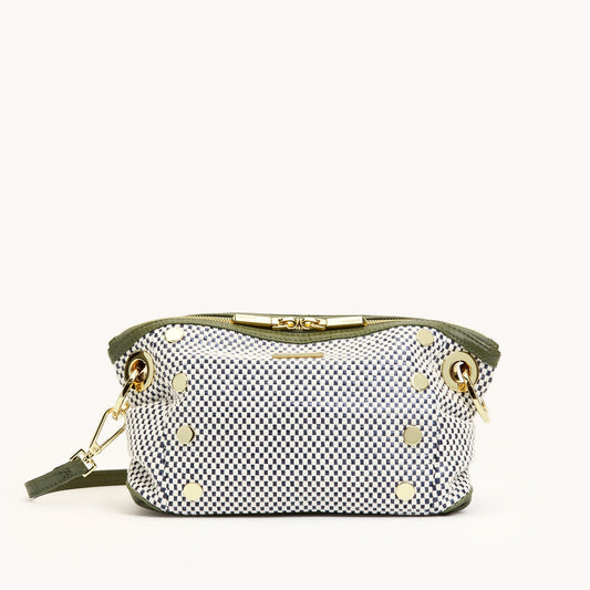 Daniel Crossbody Clutch-Meadow Weave