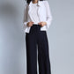 Hidden Placket Swing Jacket
