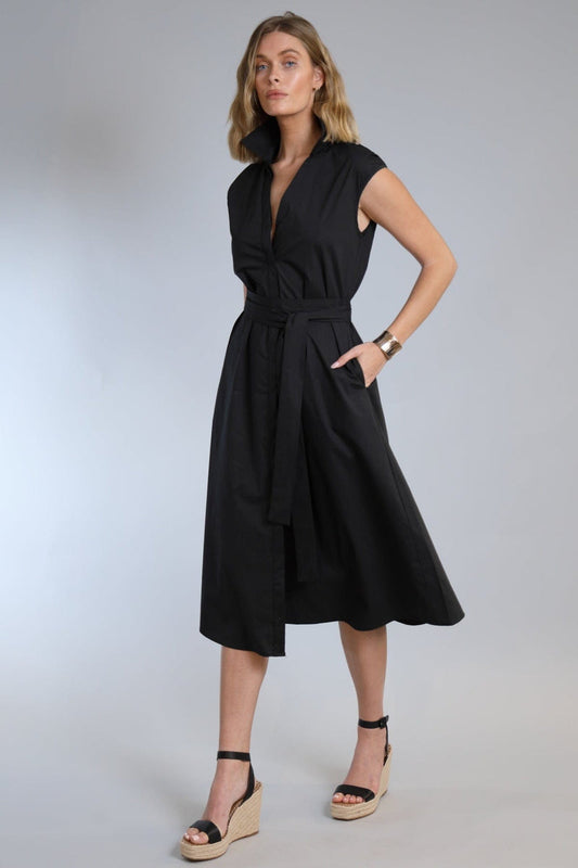 Belted Shirt Dress