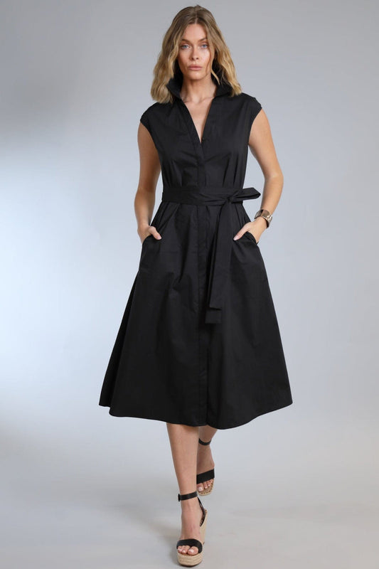 Belted Shirt Dress