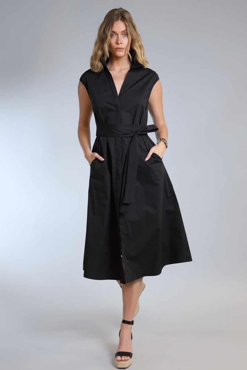 Belted Shirt Dress