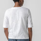 Cuffed Sleeve Split Neck