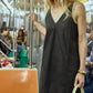 Crochet Trim V-Neck Dress