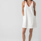 Crochet Trim V-Neck Dress