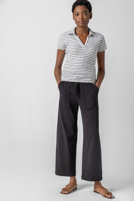 Striped Polo Tee