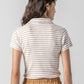 Striped Polo Tee