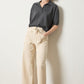Drop Shoulder Polo Neck Sweater