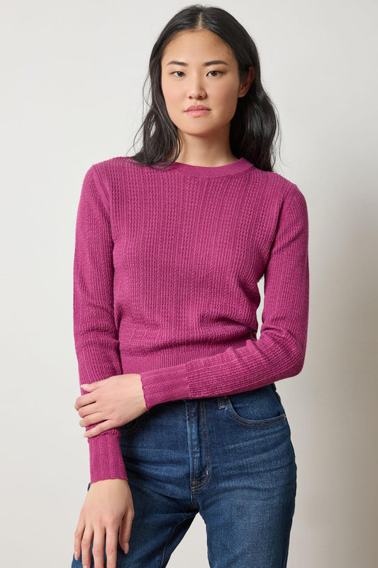 Multi Stitch Pullover Sweater