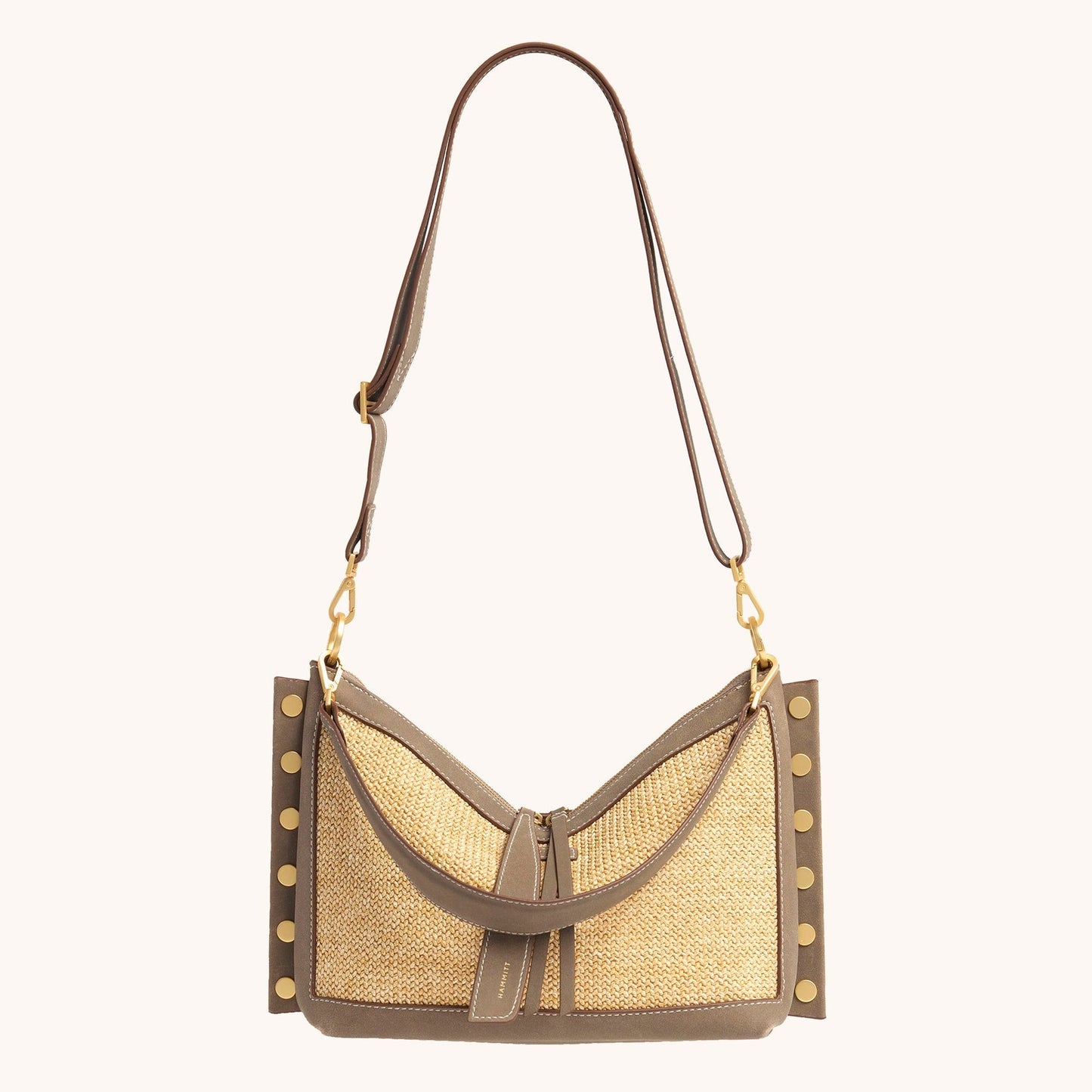 Mr. G MED-Pewter Raffia BG