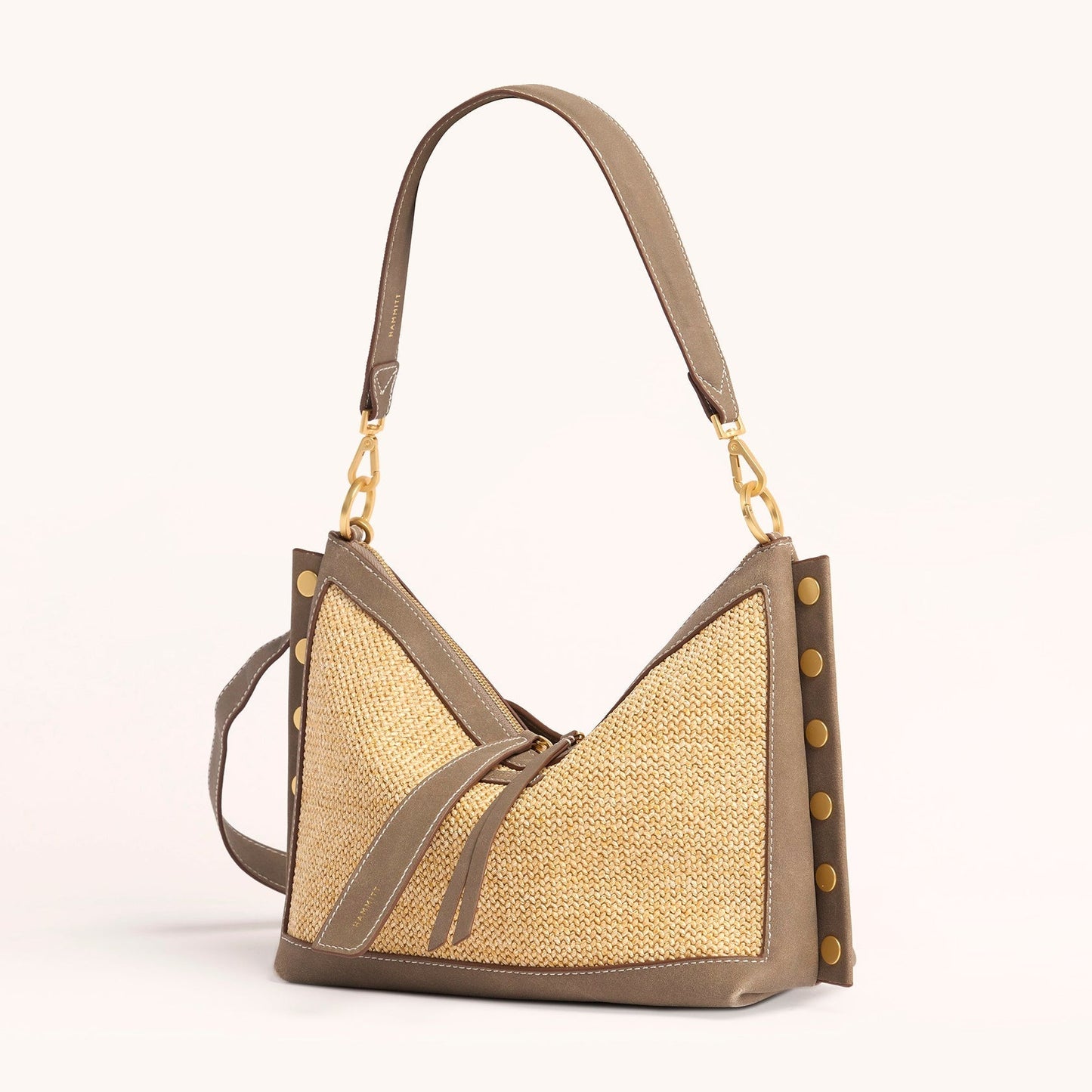 Mr. G MED-Pewter Raffia BG