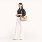 Mr. G MED-Pewter Raffia BG