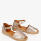 Montserrat Metallic Leather Espadrille